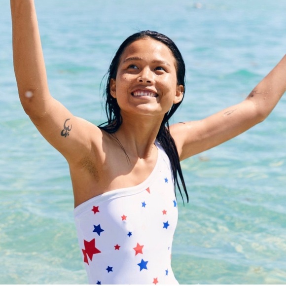 Aerie One Piece Stars Swimsuit - Picture 2 of 7
